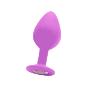 Diamond Butt Plug - Purple - Large