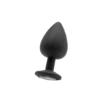 Diamond Butt Plug - Black - Extra Large