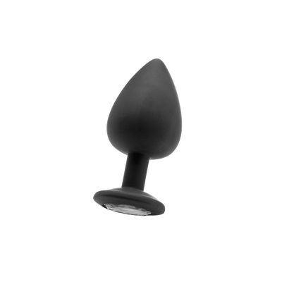 Diamond Butt Plug - Black - Extra Large