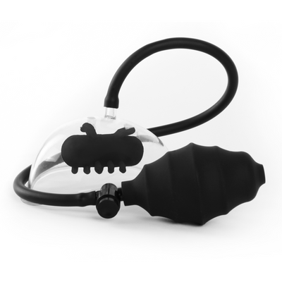 Vibrating Pussy Pump - Black