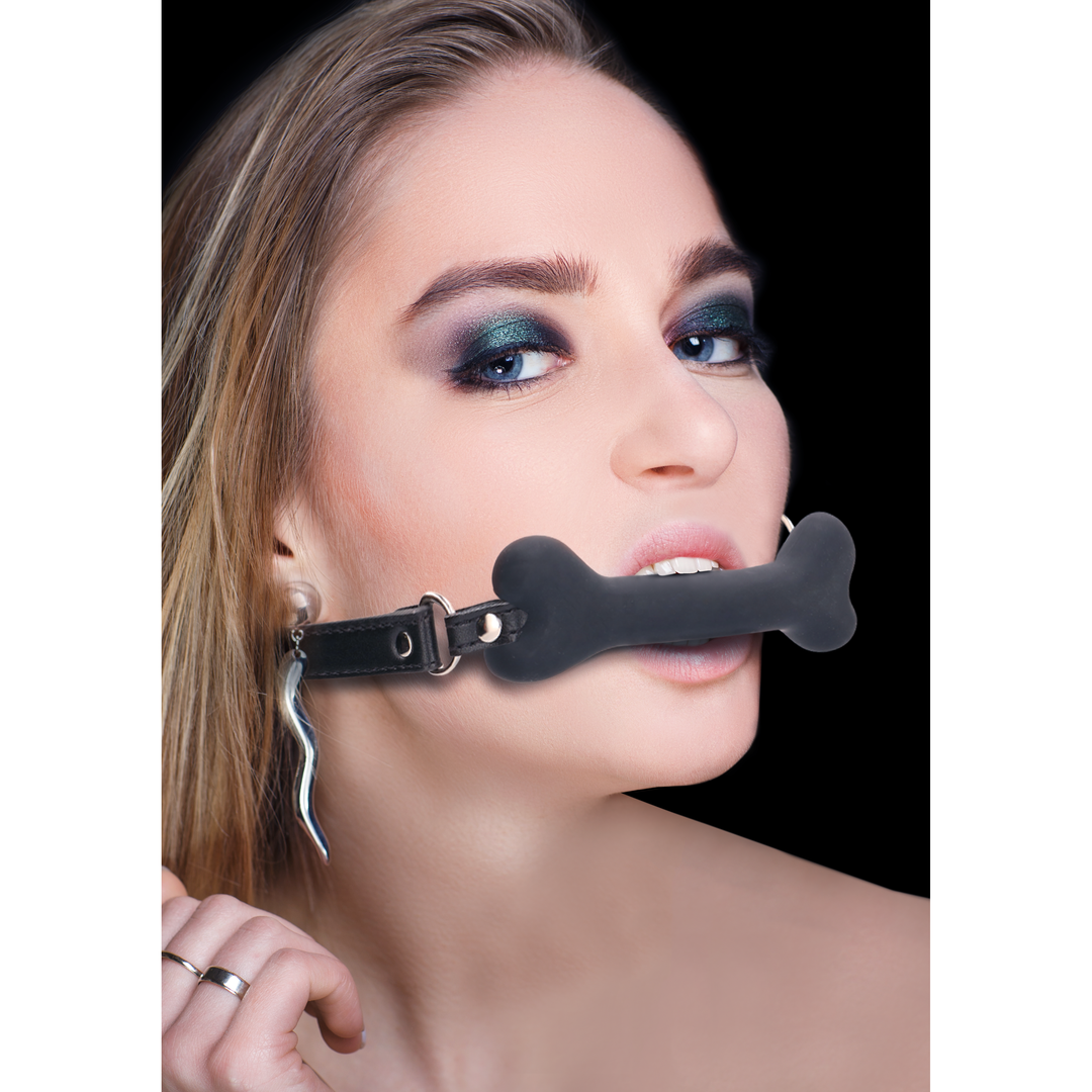 Ouch! Bone Gag - Black