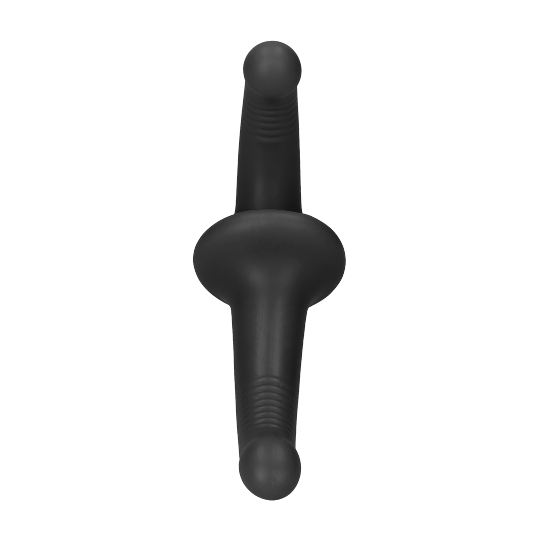 Ouch! - Silicone Strapless Strapon - Black