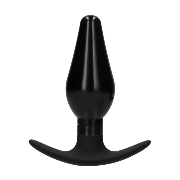 Interchangeable Butt Plug Set - Pointed Medium - Black 1