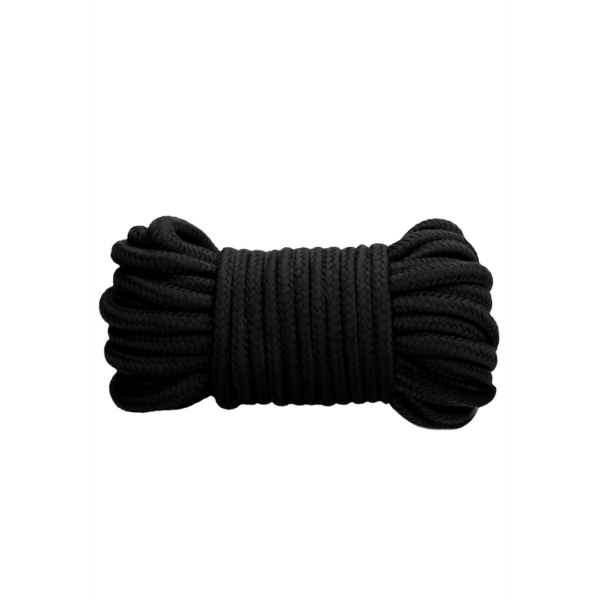 Thick Bondage Rope - 10 meter - Black