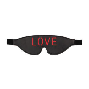 Ouch! Blindfold - LOVE - Black