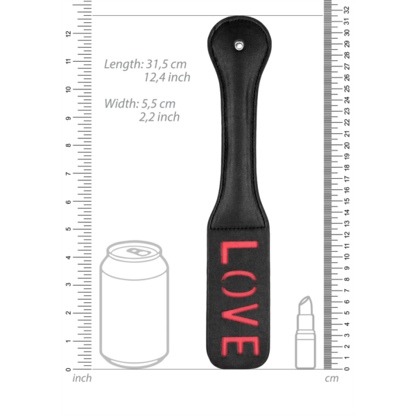 Ouch! Paddle - LOVE - Black