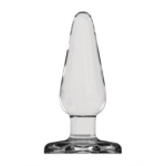 Butt Plug - Basic - 5 Inch - Glass