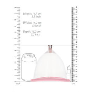 Breast Pump Set Large - Rose Gold