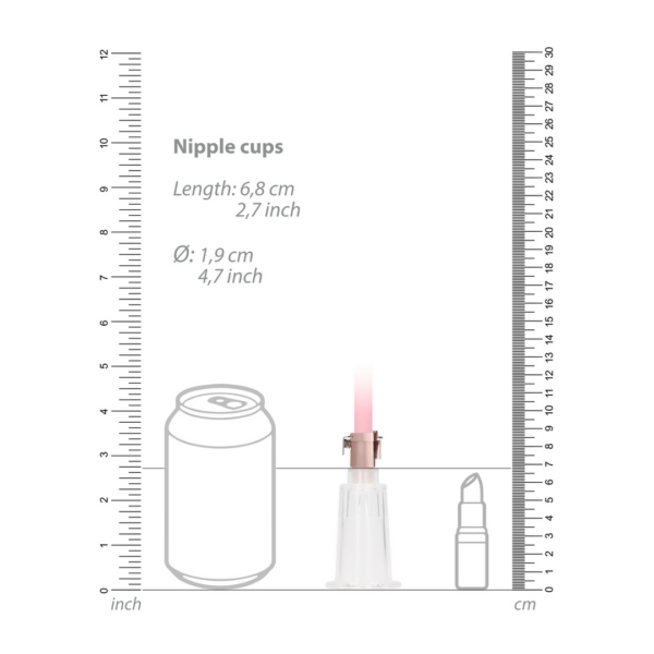 Clitoral & Nipple Pump Set Medium - Rose Gold