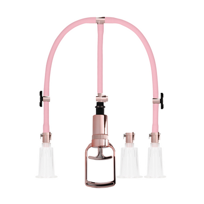 Clitoral & Nipple Pump Set Large - Rose Gold