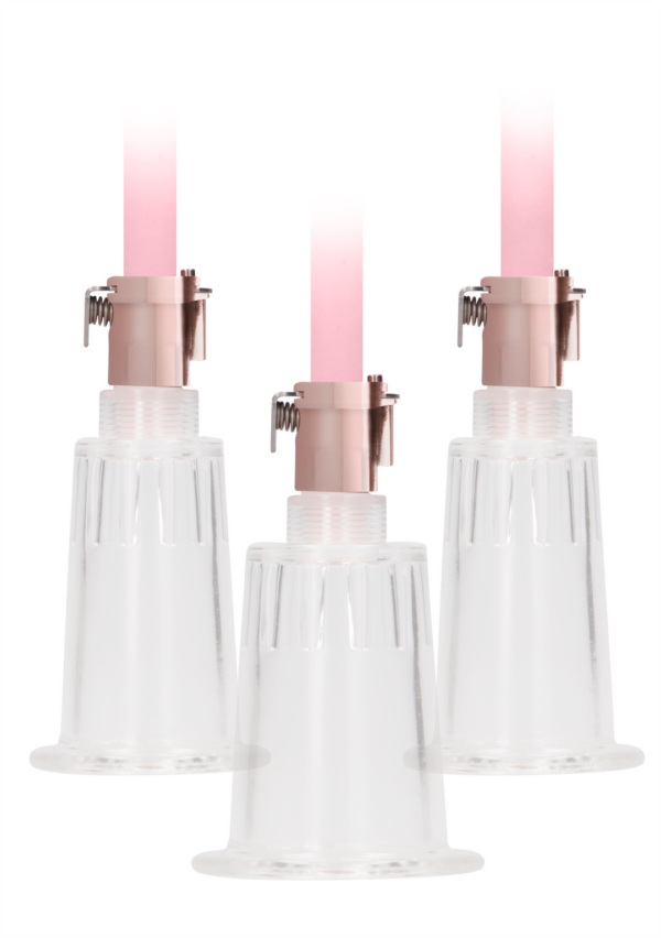 Clitoral & Nipple Pump Set Large - Rose Gold