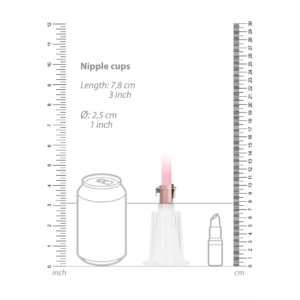 Clitoral & Nipple Pump Set Large - Rose Gold