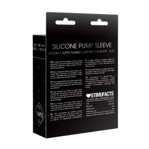 Silicone Pump Sleeve Medium - Black