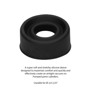 Silicone Pump Sleeve Medium - Black