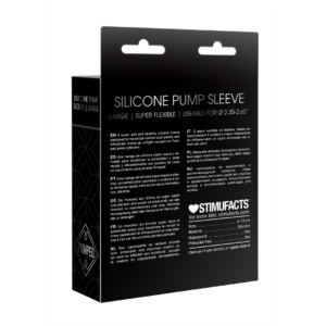 Silicone Pump Sleeve Large - Black