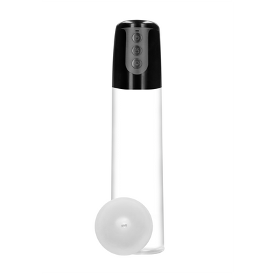 Automatic Cyber Pump with Masturbation Sleeve - Transparent