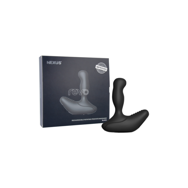 REVO Waterproof Rotating Prostate Massager - Black