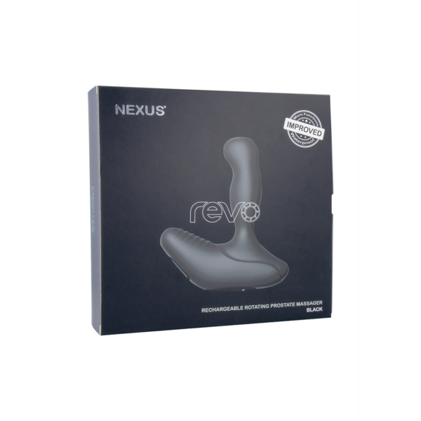 REVO Waterproof Rotating Prostate Massager - Black