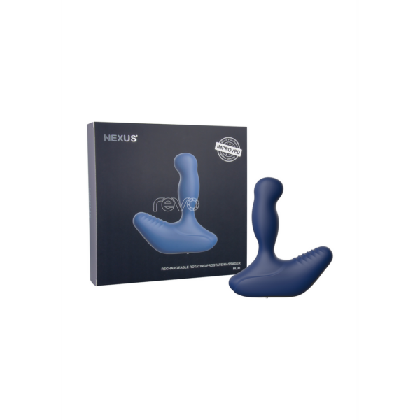 REVO Waterproof Rotating Prostate Massager - Blue