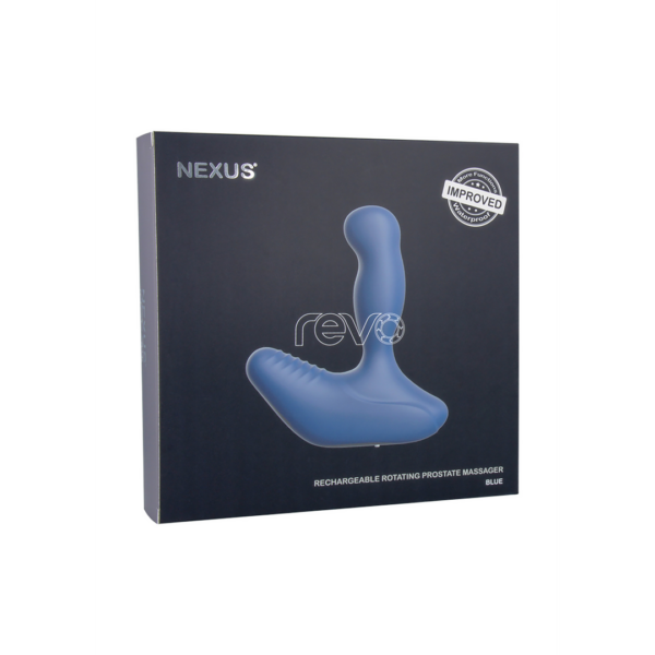 REVO Waterproof Rotating Prostate Massager - Blue