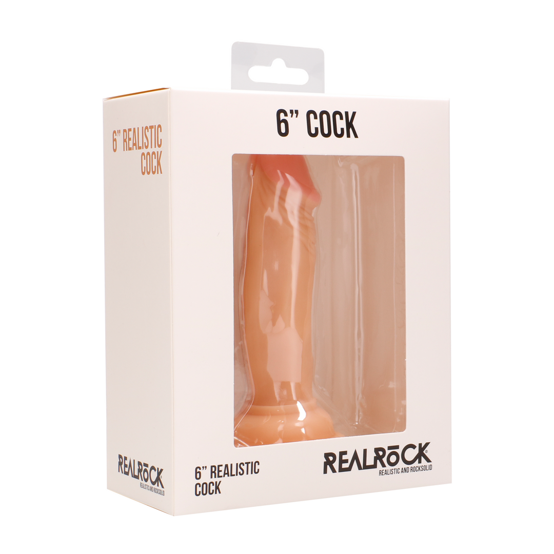 Realistic Cock - 6" - Skin