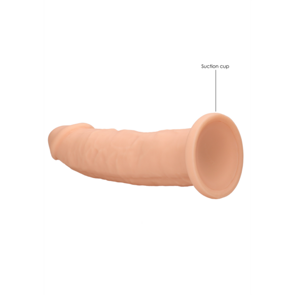 Silicone Dildo Without Balls - Flesh - 22.8 cm