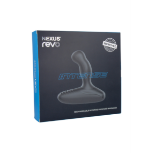 REVO INTENSE Waterproof Rotating Prostate Massager - Black