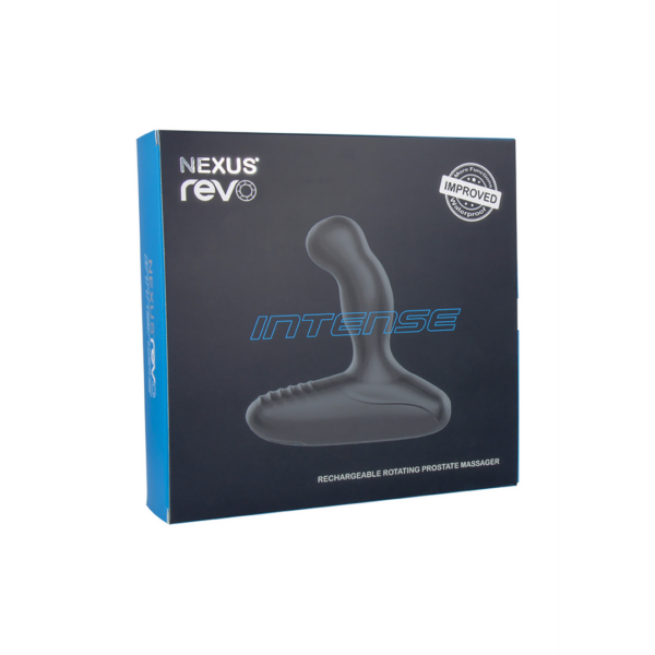 REVO INTENSE Waterproof Rotating Prostate Massager - Black