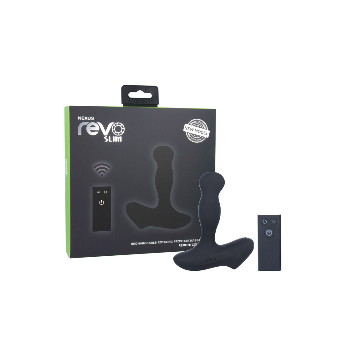 REVO SLIM Remote Control Prostate Massager Black