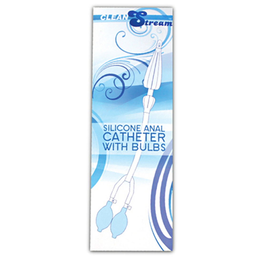 Clean Stream - Silicone Anal Catheter With Bulbs