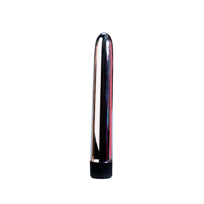 Sensuously Smooth Vibrator - 17cm - Silver