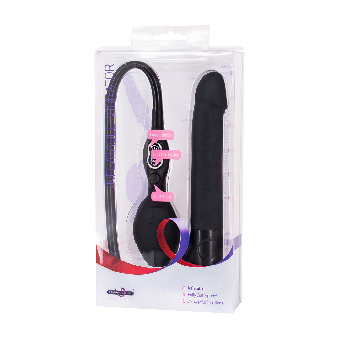 Inflatable Vibrator - Black