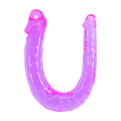 Twin Head Jelly Penis Dong - Purple