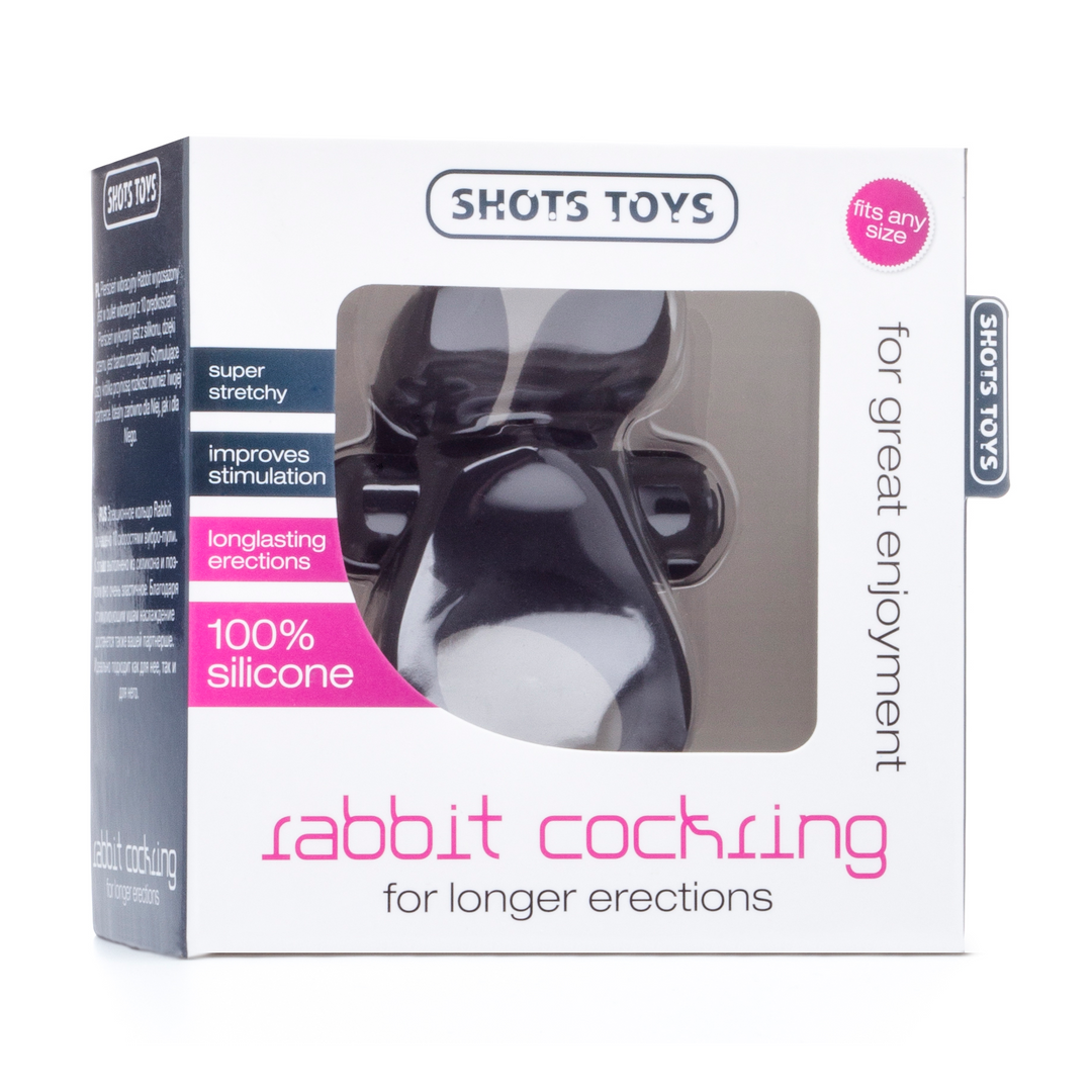 Rabbit Cockring - Black