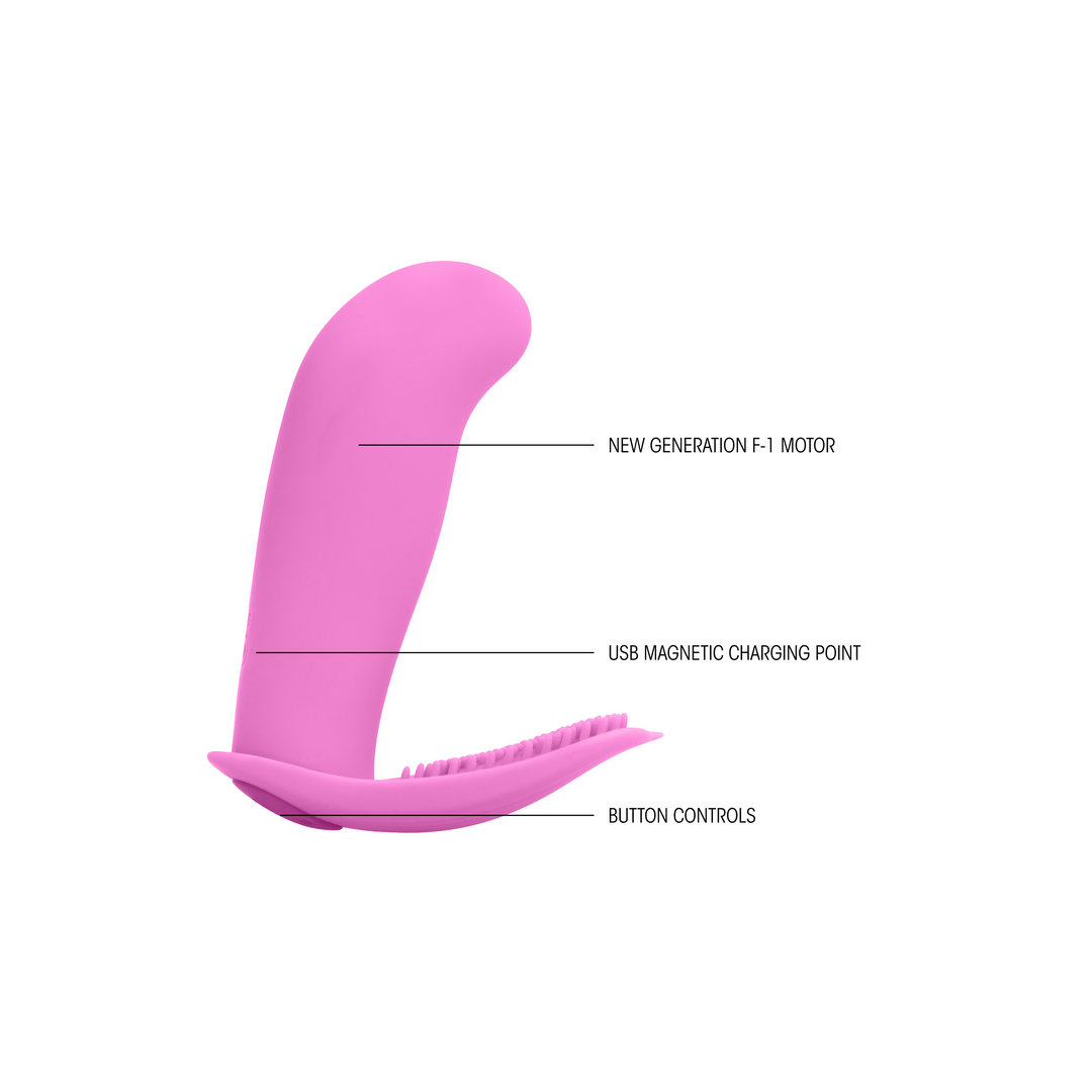 Simplicity - Wireless Remote Vibrator - Leon - Pink