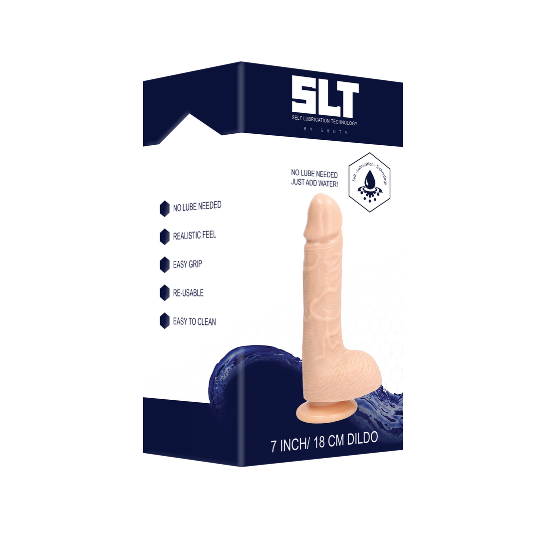 SLT - Self Lubrication 7 Inch Dong - Flesh