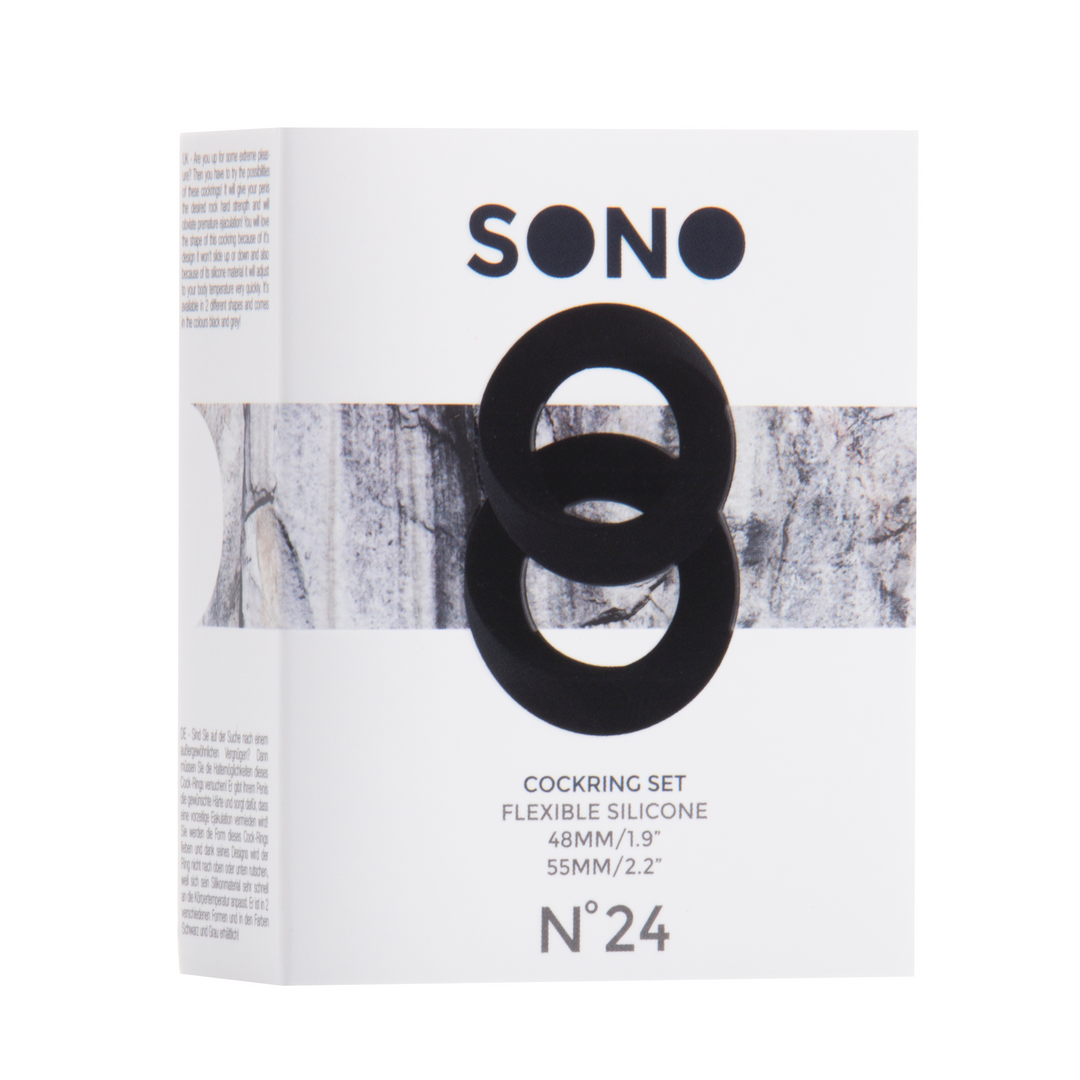 Sono - No.24 - Cockring Set - Black