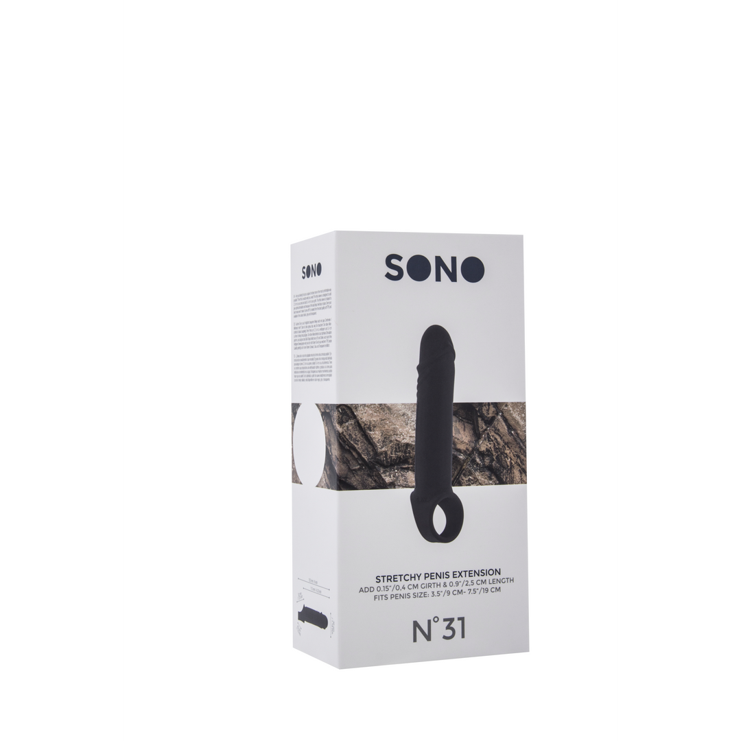 Sono - No.31 - Stretchy Penis Extension - Black