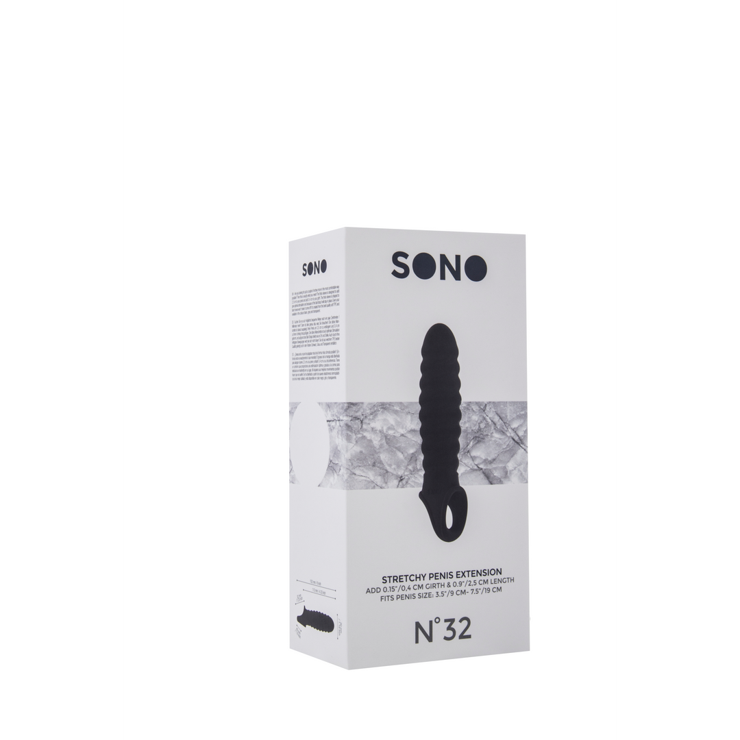 Sono - No.32  - Stretchy Penis Extension - Black