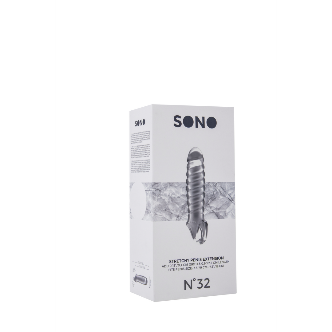 Sono - No.32 - Stretchy Penis Extension - Translucent