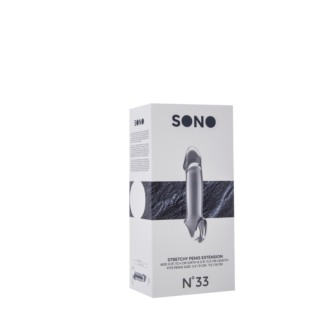 Sono - No.33 - Stretchy Penis Extension - Translucent