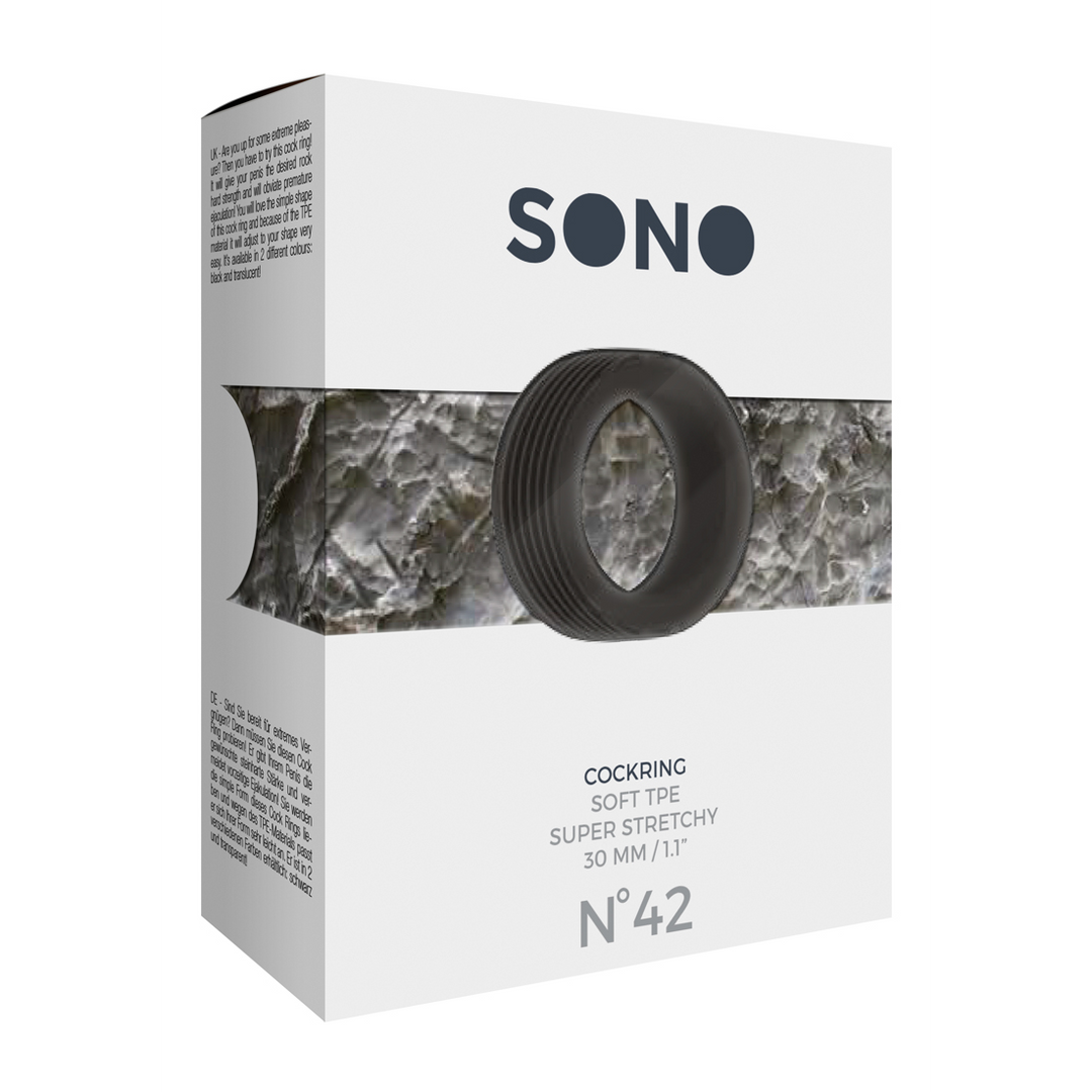 Sono - No.42 - Cock Ring - Black