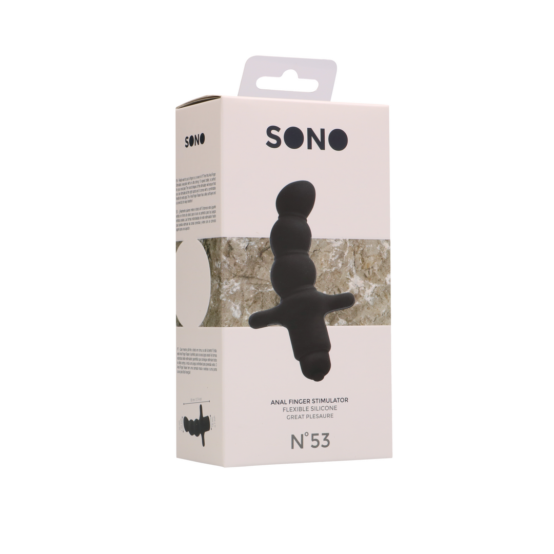 Sono - No. 53 - Anal Finger Stimulator - Black