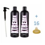 * xtreme® silicone glijmiddel 500ml (2 flessen)