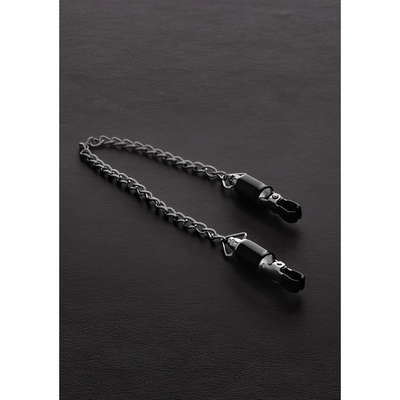 Triune - Barrel Tit Clamps with Chain (pair)