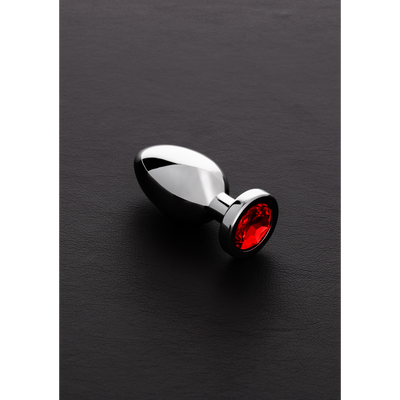 Triune - Jeweled Butt Plug RED -Small