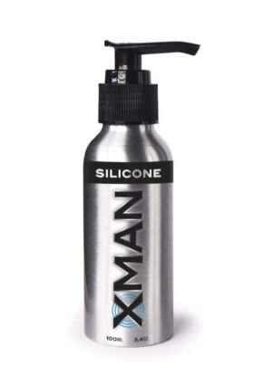 xman silicone glijmiddel 100ml (aluminium fles)